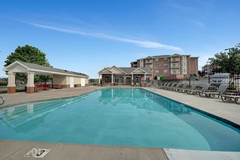 Swimming pool and grill area
